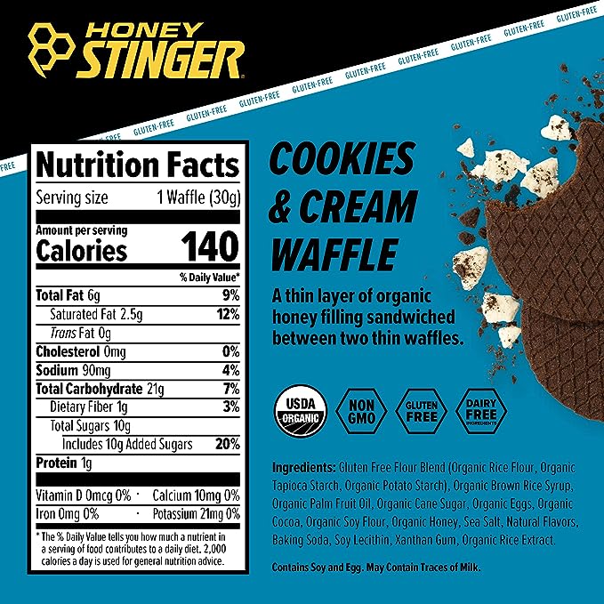 GF Cookies and Cream Waffle