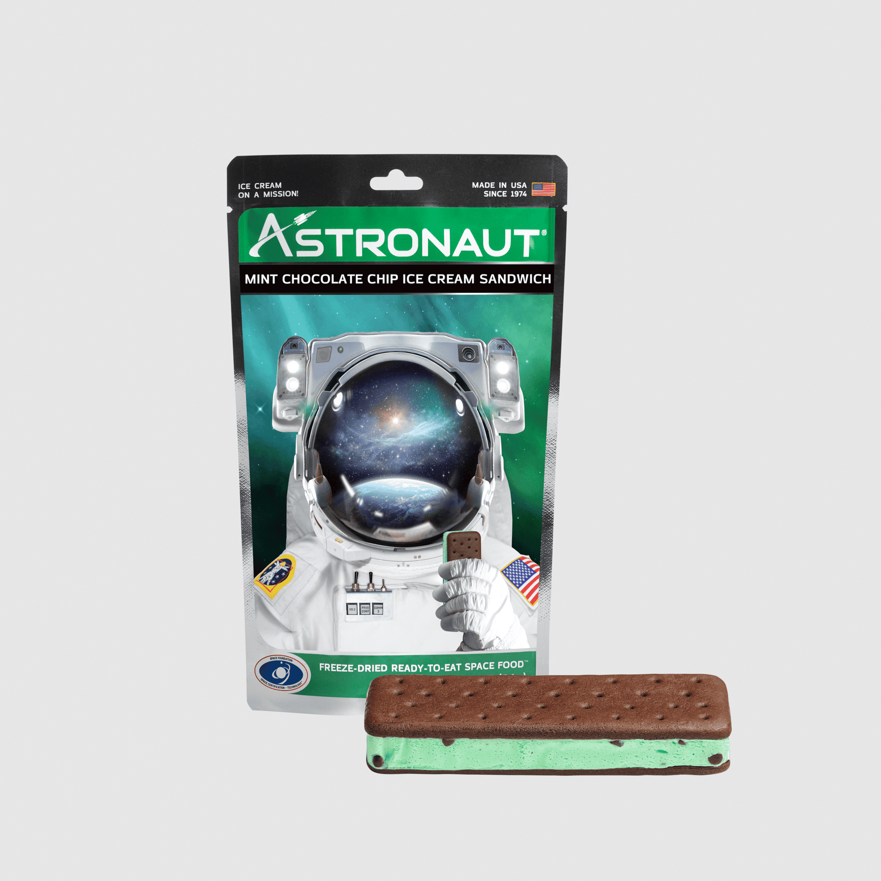 Astro Mint Choc. Chip Ice Cream Sand