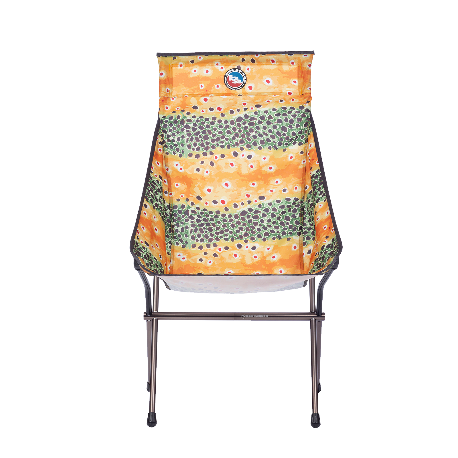 Big Six Camp Chair Brown Trout Front