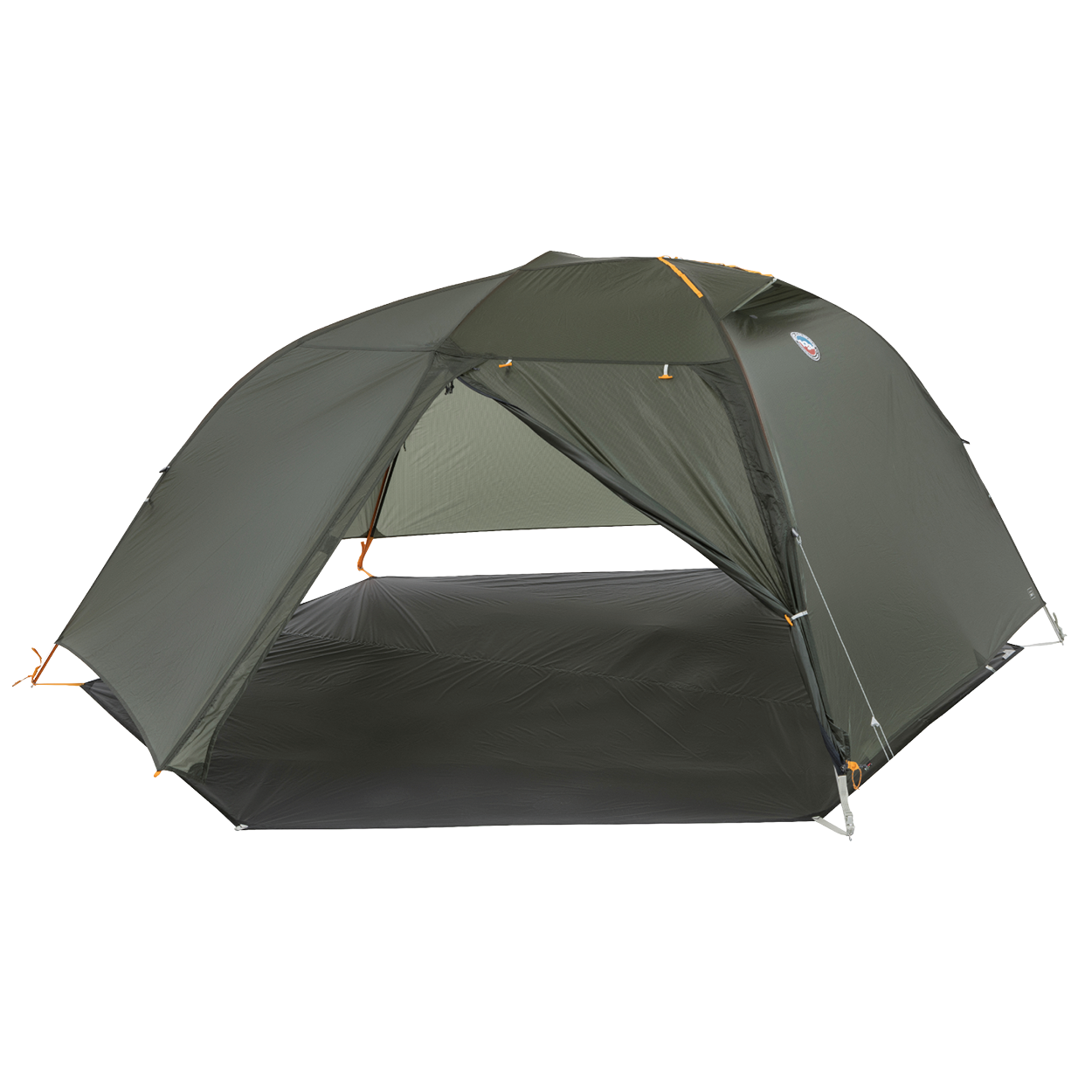 Green Copper Spur UL3 Bikepack camping tent on a white background