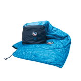 Insulated Tent Comforter Half Way Stuffed In Its Sack