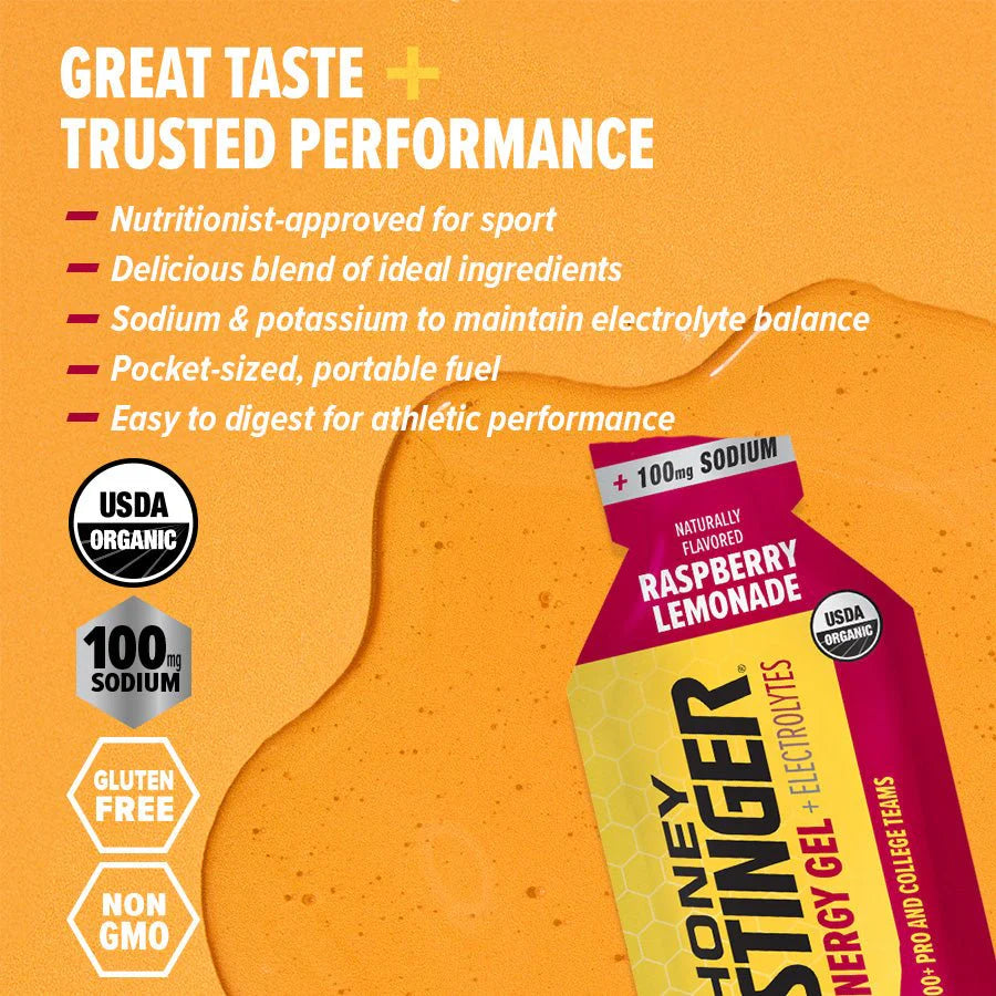 Raspberry Lemonade Electrolyte Energy Gel